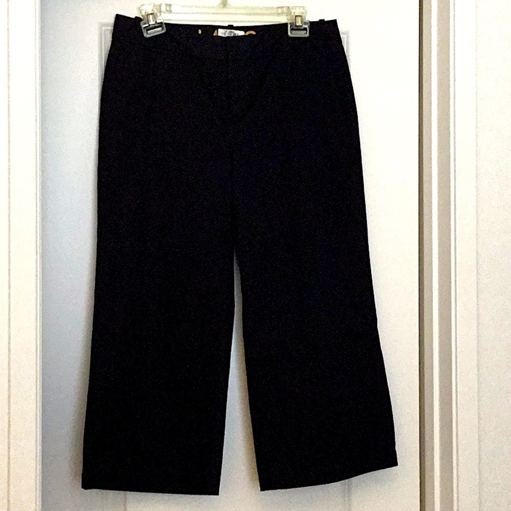 New Kate Spade OOH LA LA wide black wide leg pants